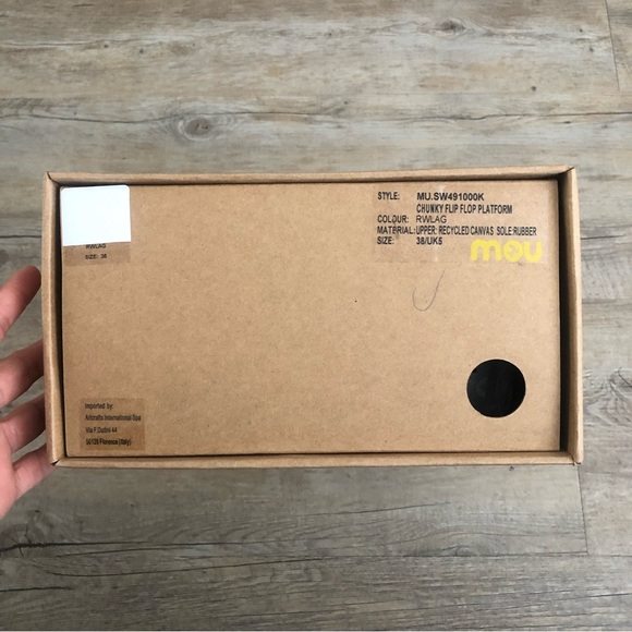 Mou Chunky Flip-flop Padded Suede Sandals- 7 - Picture 11 of 15